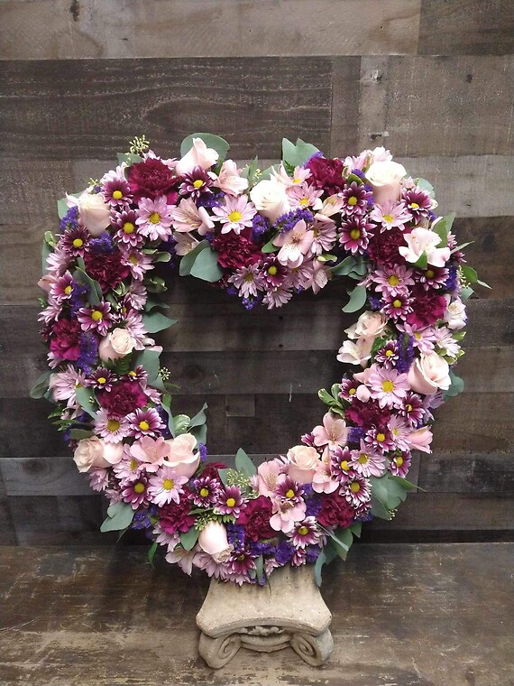 Sympathy Heart Wreath